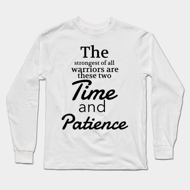 Leo Tolstoy's Quotes from War and Peace Long Sleeve T-Shirt by Anesidora